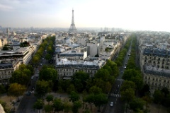 Arc de Triomph View toward Eiffel.jpg